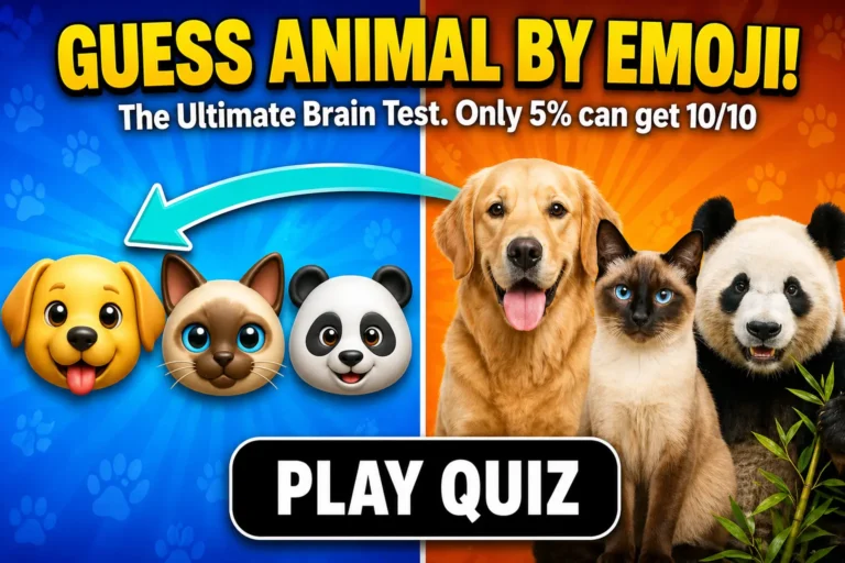 Guess The Animal By Emoji