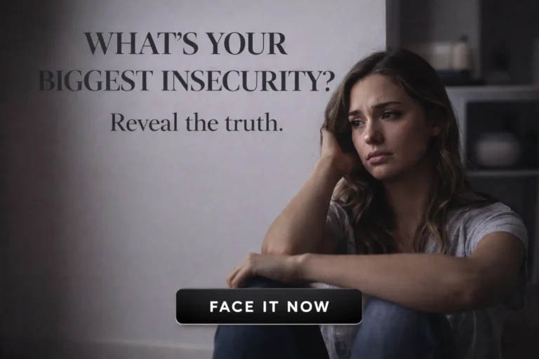 This quiz can reveal your biggest insecurity. you can not run from it.