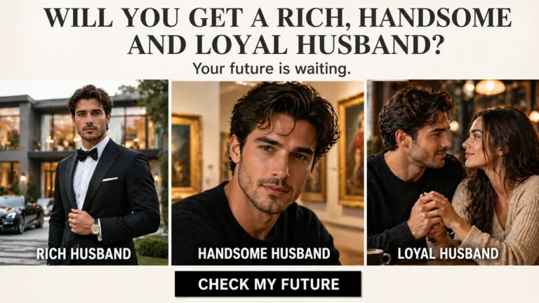 Will You Marry a Rich, Loyal, and Handsome Boy? Try the Future Husband Scanner